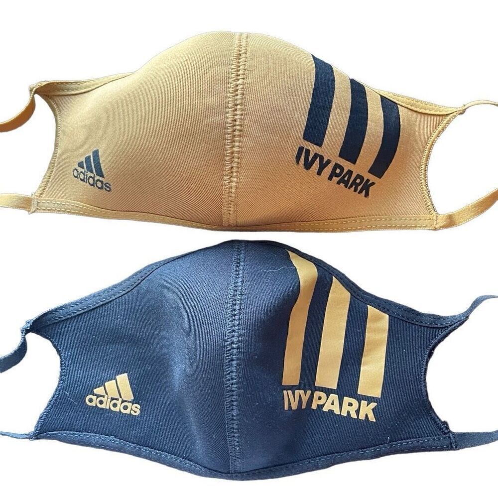 ADIDAS IVY PARK | gold & black face masks